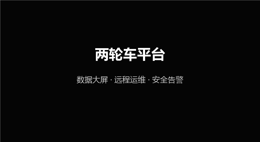 两轮车平台
